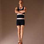 The Acro-Chaps - Edwardian Bathers - Standing on Head