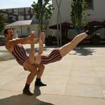 The Acro-Chaps - Victorian Strongmen - Back Planche